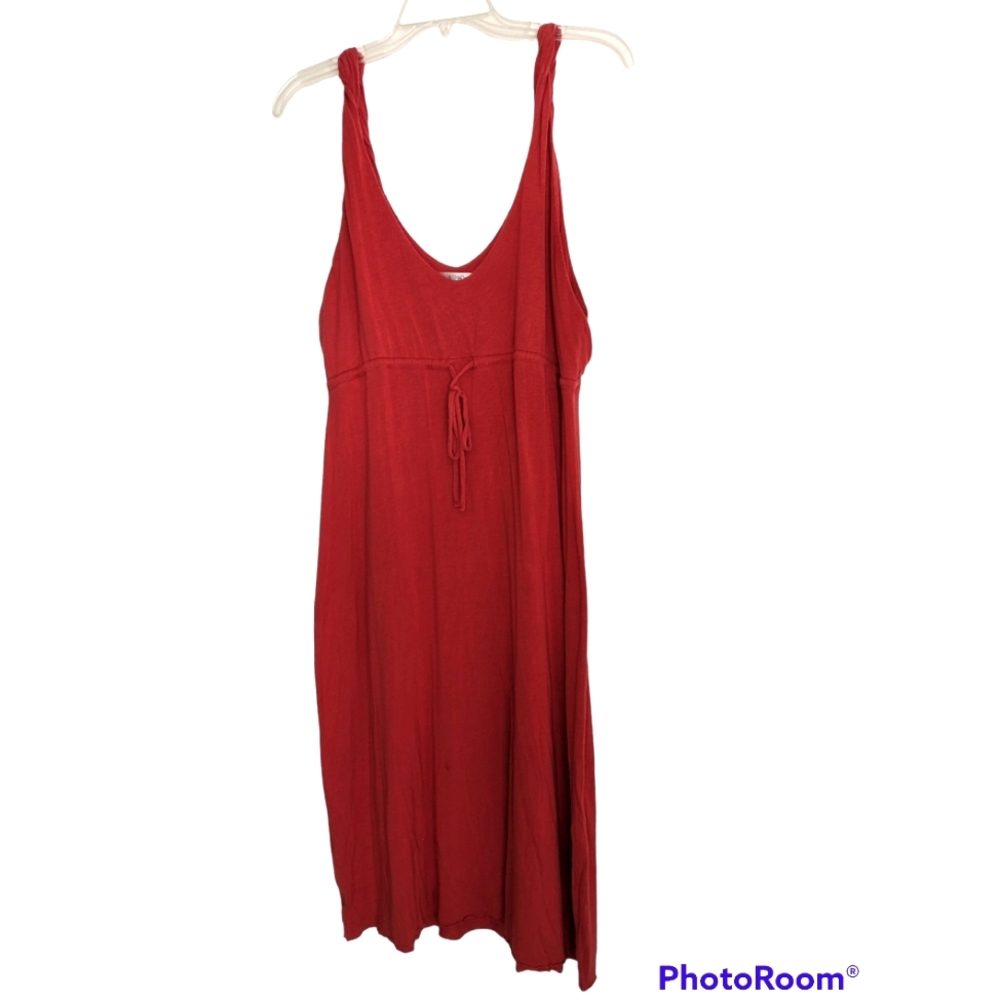 🛍️3 For $10 Old Navy Jersey Knit Tank Dress, Red-Orange Rust, Casual, Womens M
